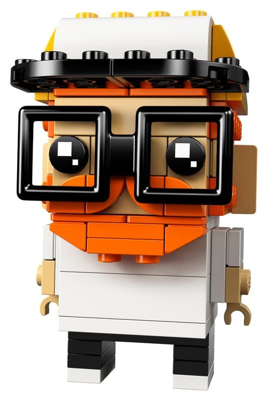 LEGO BrickHeadz figure that is a spot on representation of comedian Matt Stewart